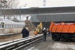 Поток воды в районе Тушинского тоннеля почти иссяк