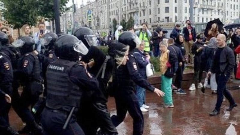 В столице прошли очередные несанкционированные митинги