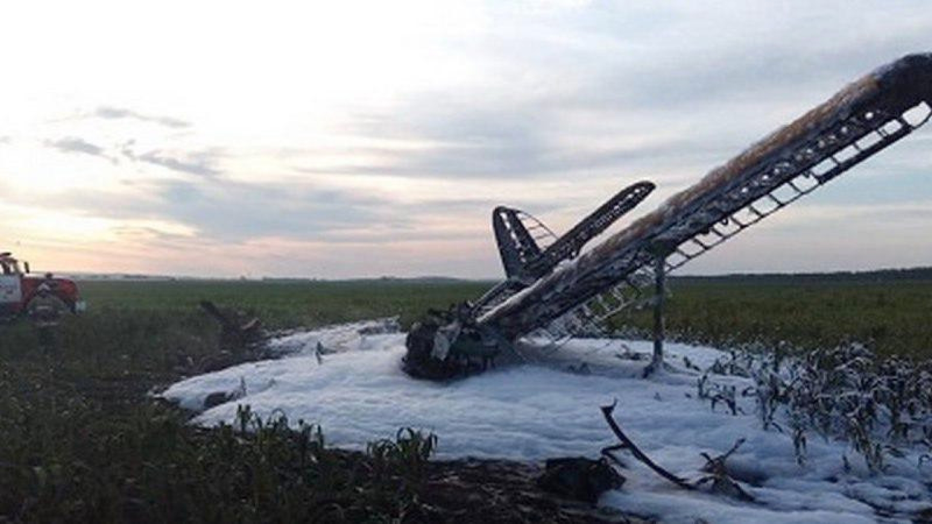 Разбился Ан-2, один человек погиб