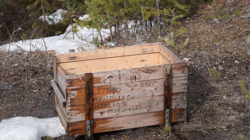 На стройке найден ящик с человеческими костями