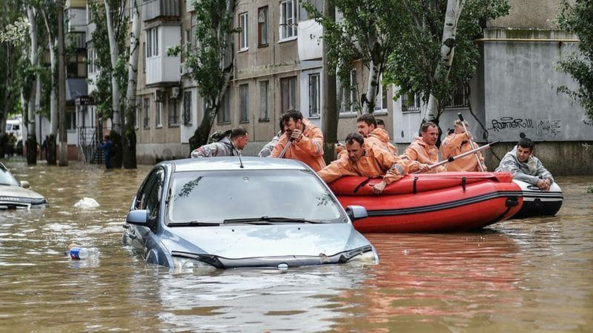 В Ялте погиб человек в результате подтоплений