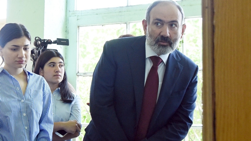 Support point Nikol Pashinyan