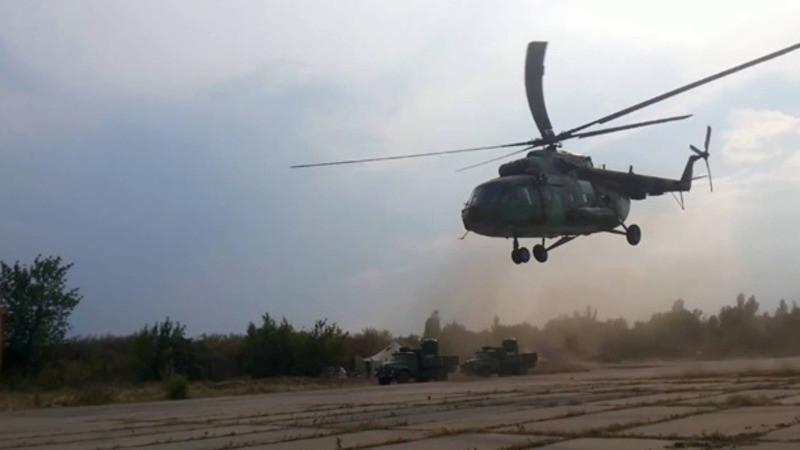 Вертолет упал на лед Волги в Ульяновской области