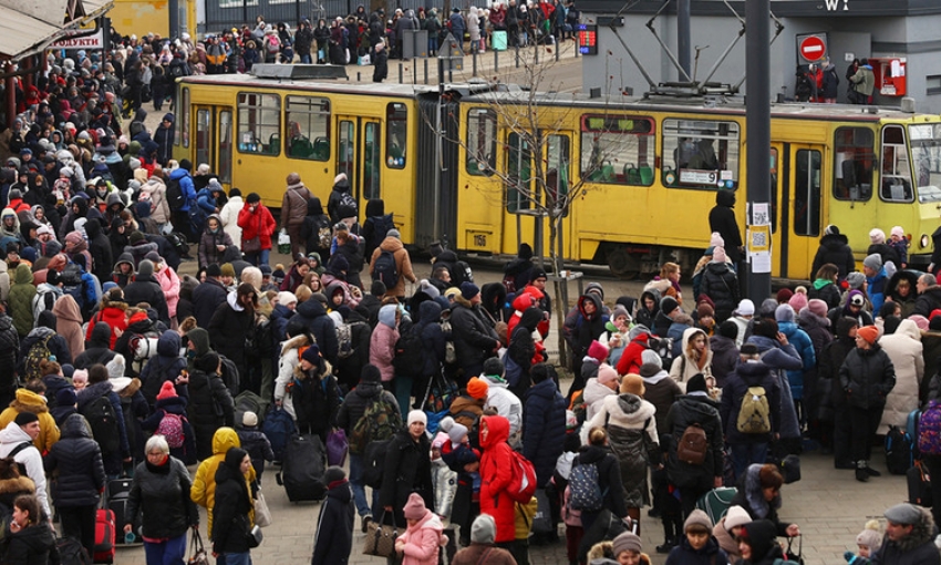 Территорию Украины покинули почти 3 миллиона человек