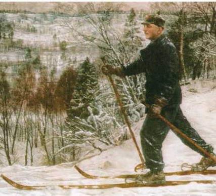 Voroshilov's ski track was passed across Zelensky