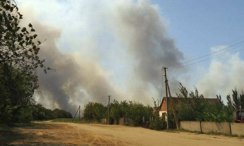 Власти Херсонской области заявили, что ВСУ начали поджигать пшеничные поля с вертолёта