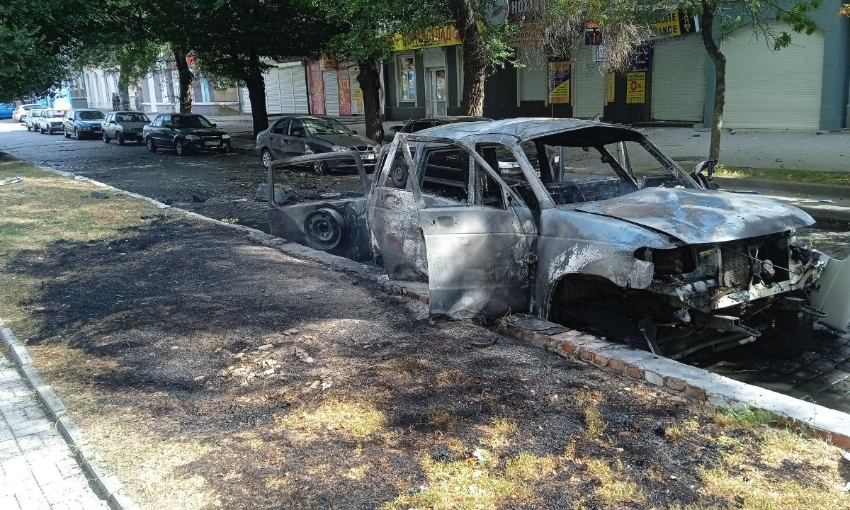 В Бердянске взорван автомобиль коменданта города