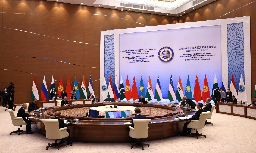 Путин прибыл на заседание Совета глав государств-членов ШОС в Самарканде