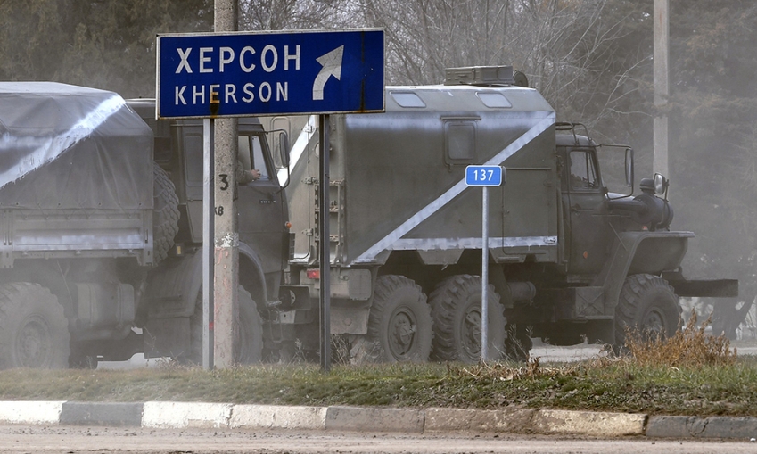 Минимум двух жителей Херсона привязали к фонарным столбам после прихода ВСУ в город