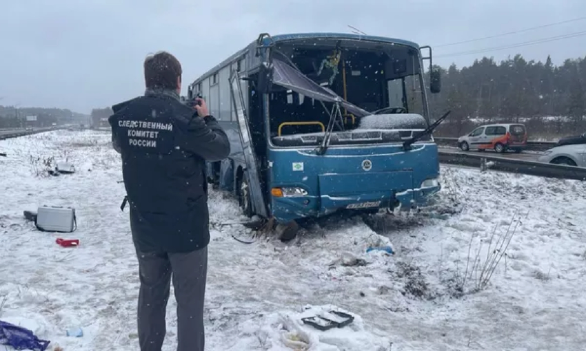 Во Владимирской области 17 человек пострадали в ДТП с автобусом