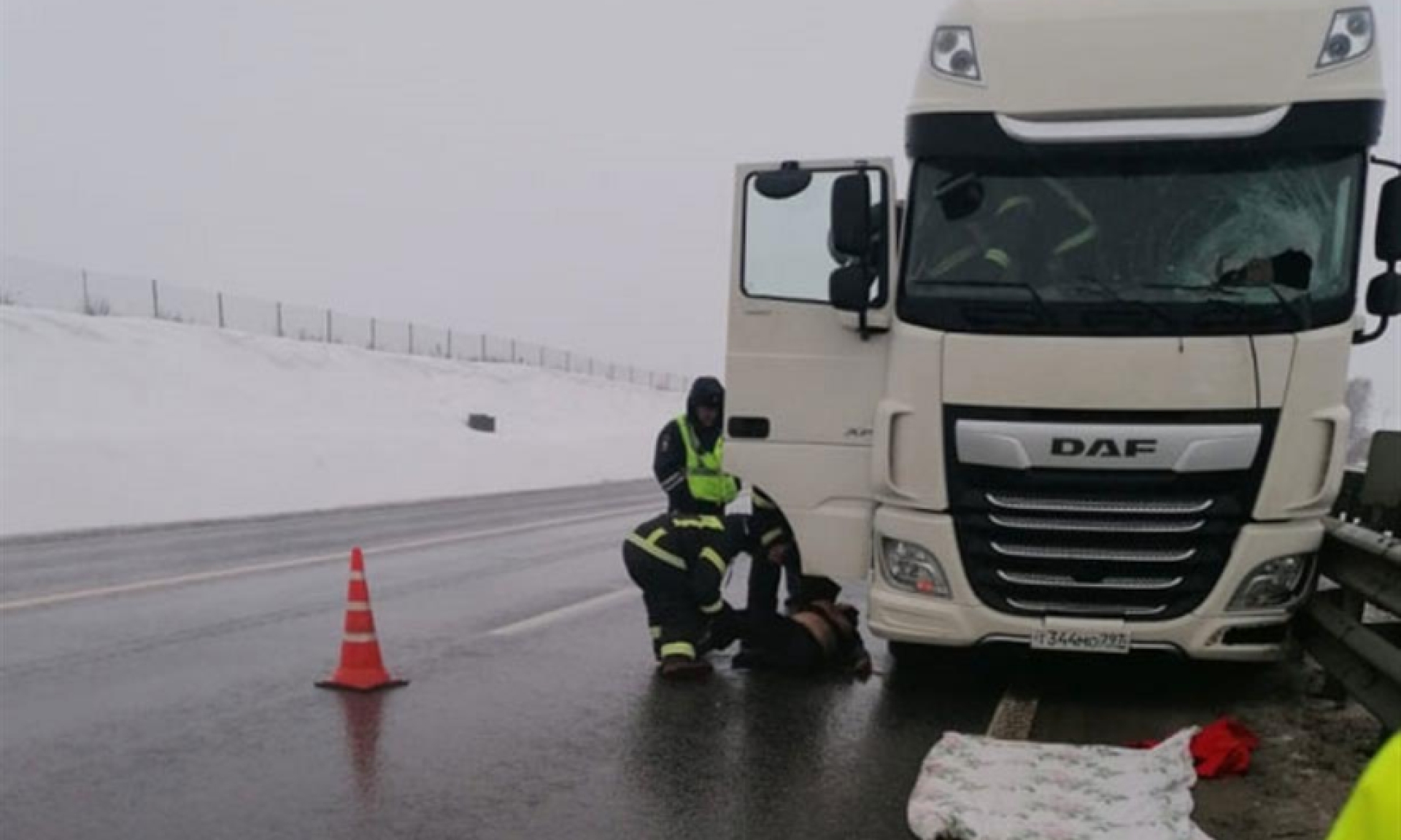 Жителя Тульской области убил отскочивший кусок асфальта на трассе