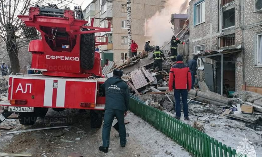 На месте взрыва газа в Тульской области нашли шестого погибшего