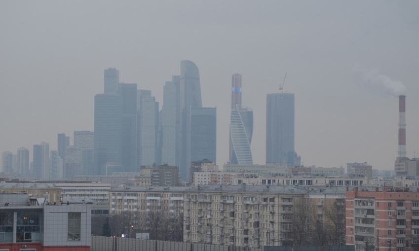 SHOT: в Новой Москве полицейские заметили четыре неопознанных летательных аппарата