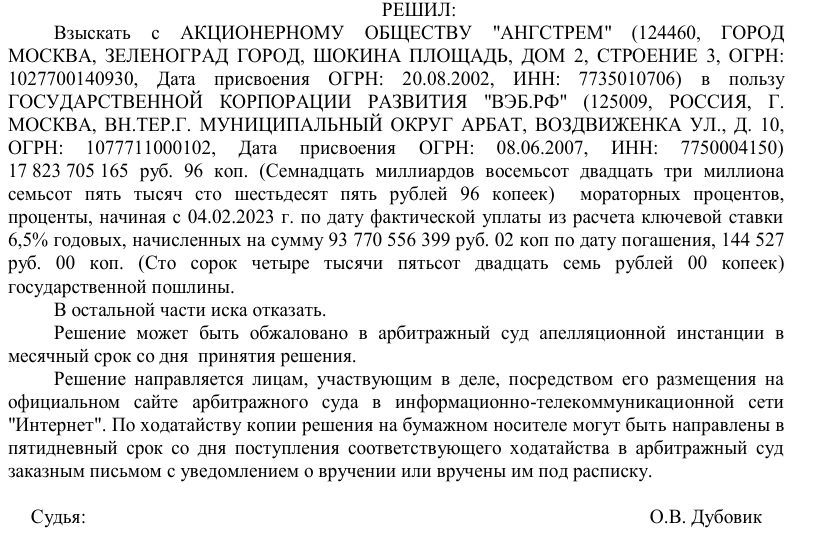 Angstrom debt pit: Reiman threw accounts to Chemezov and Yevtushenkov?