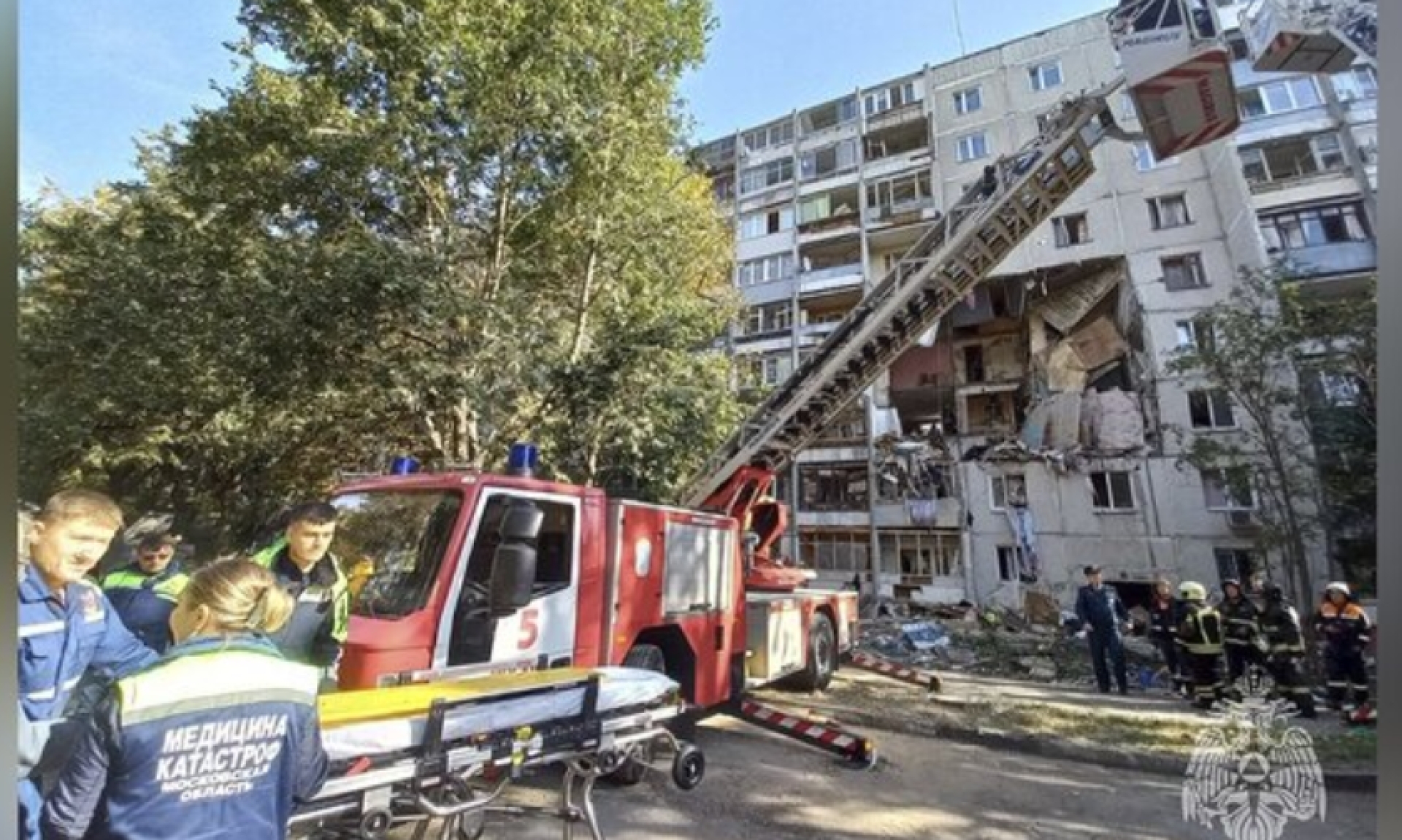 Причиной взрыва в жилом доме в Балашихе стала утечка газа в одной из квартир