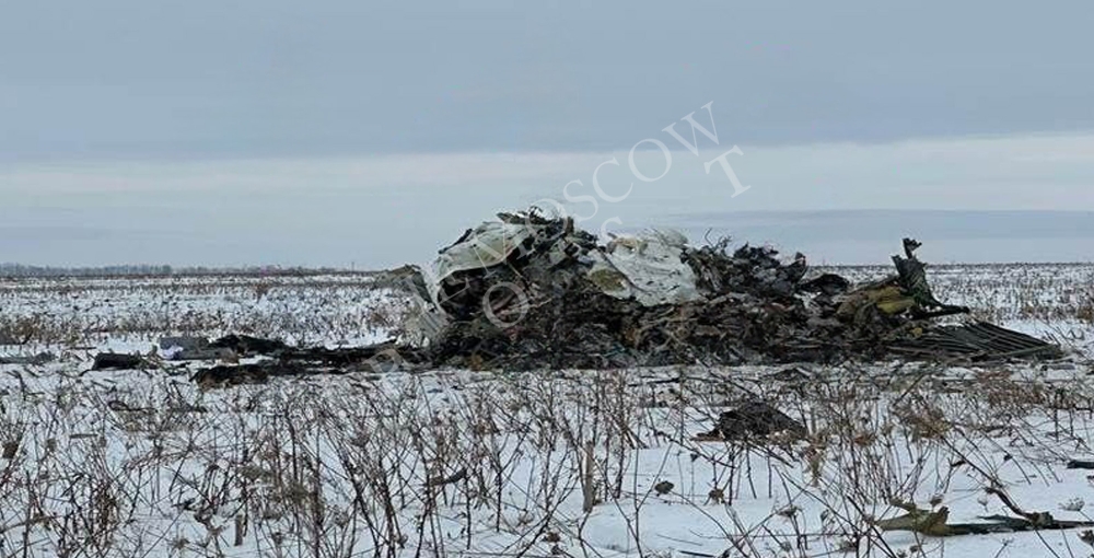 В Белгородской области разбился самолет Ил-76 с украинскими пленными