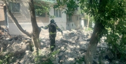 Украинские боевики обстреляли пятиэтажку в Запорожской области 