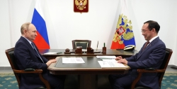 Айсен Николаев на встрече с Путиным отметил промышленный рост Якутии