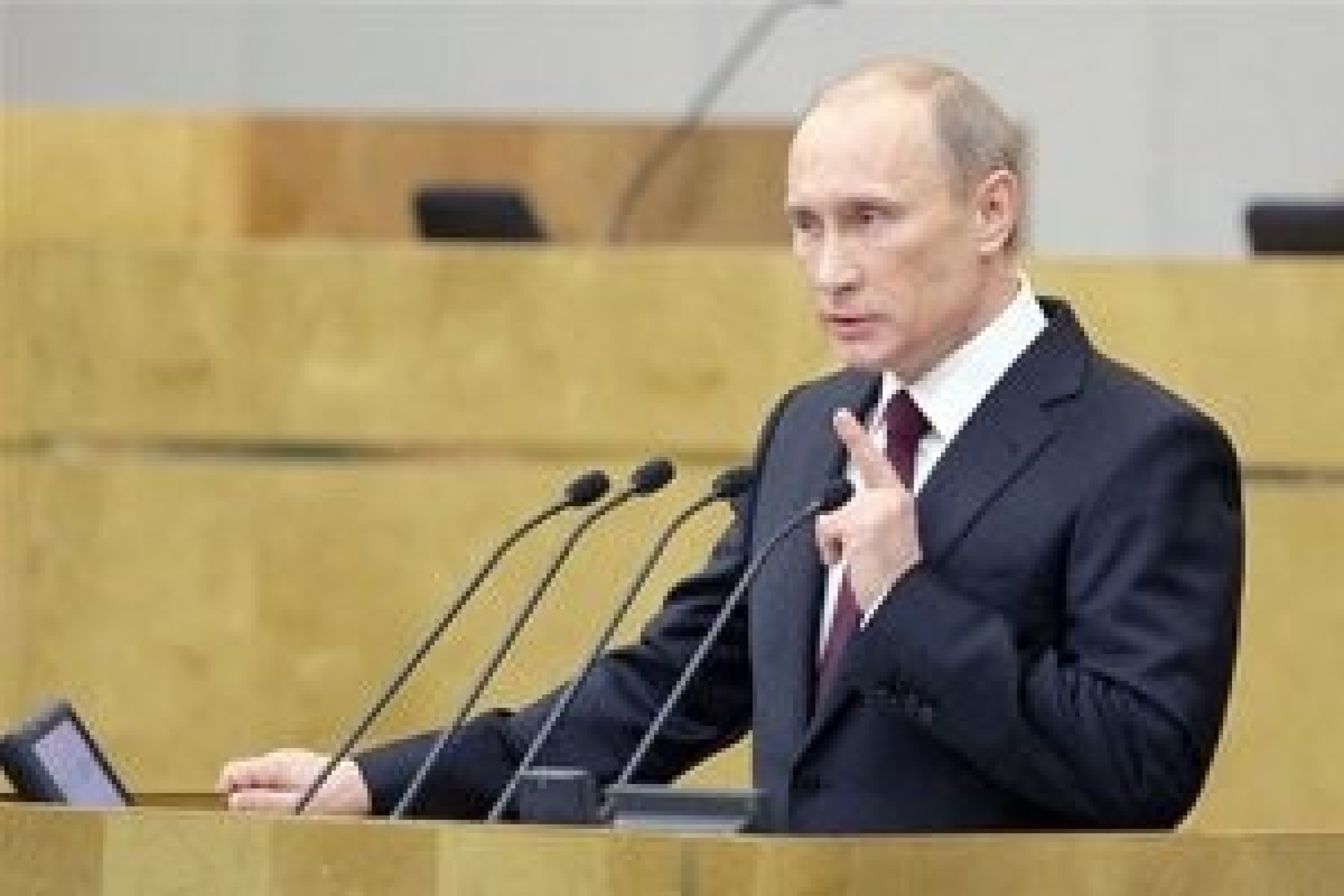 Путин передал депутатам "закон о Крыме"