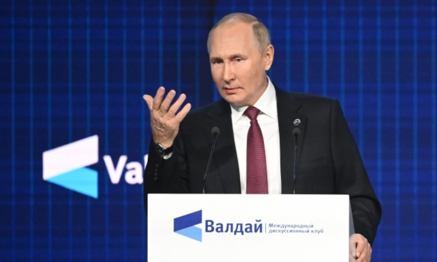 Выступление Владимира Путина на форуме "Валдай"